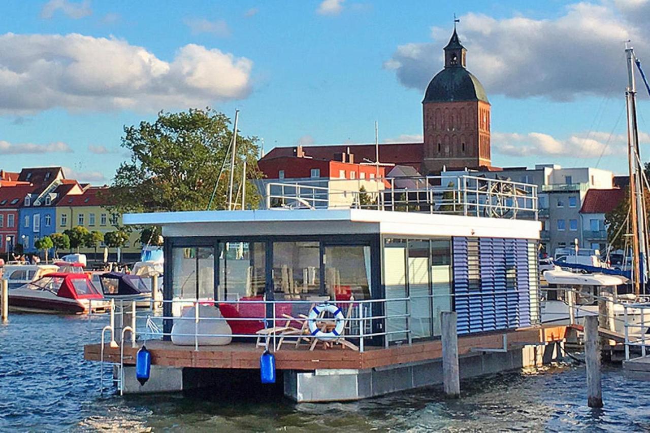 Hausboot Floating Houses Blue Active In Ribnitz-Damgarten Buitenkant foto